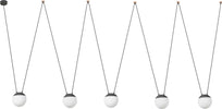MINE PC SPACE 5L Sospensione grigio scuro Illuminazione/Illuminazione per interni/Lampadari lampade a sospensione e plafoniere/Lampade a sospensione Led Mall Home - Napoli, Commerciovirtuoso.it