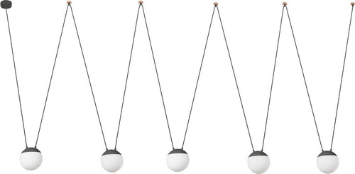 MINE PC SPACE 5L Sospensione grigio scuro Illuminazione/Illuminazione per interni/Lampadari lampade a sospensione e plafoniere/Lampade a sospensione Led Mall Home - Napoli, Commerciovirtuoso.it