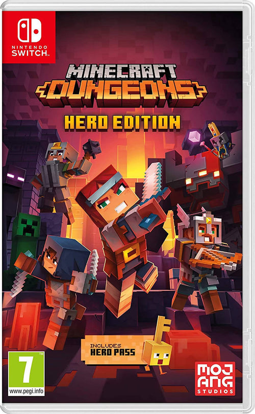 Minecraft Dungeons - Nintendo Switch, Hero Edition ITA Gioco D'azione Mojang Videogiochi/Nintendo Switch/Giochi Cartoleria Deja Vu - Crotone, Commerciovirtuoso.it