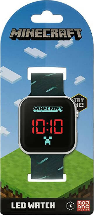 Minecraft Orologio Digitale Al Quarzo Da Ragazzo Con Cinturino In Silicone Moda/Bambini e ragazzi/Orologi/Orologi da polso Cartoleria Deja Vu - Crotone, Commerciovirtuoso.it