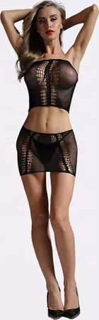 Mini Abito Sexy Lingerie Hot Donna Con Top E Gonna A Rete Taglia Unica Nero 6849 Emozioni piccanti (vm18) > Intimo Sexy Trade Shop italia - Napoli, Commerciovirtuoso.it