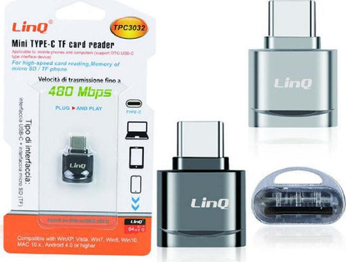 Mini Adattatore Lettore Schede Otg Micro Sd Tf + Type-c Velocit? 480mbps Tpc3032 Elettronica/Informatica/Accessori/Adattatori/Adattatori USB a USB Trade Shop italia - Napoli, Commerciovirtuoso.it