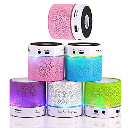 Mini Altoparlante Bluetooth Con Luce Led Usb Bomboniere Regalo Per Adulti Bambini