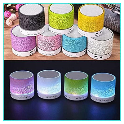 Mini Altoparlante Bluetooth Con Luce Led Usb Bomboniere Regalo Per Adulti Bambini