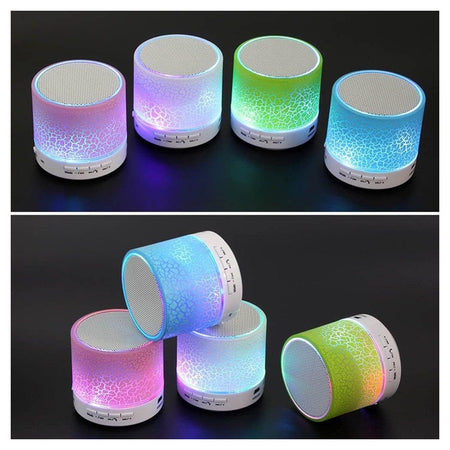Mini Altoparlante Bluetooth Con Luce Led Usb Bomboniere Regalo Per Adulti Bambini