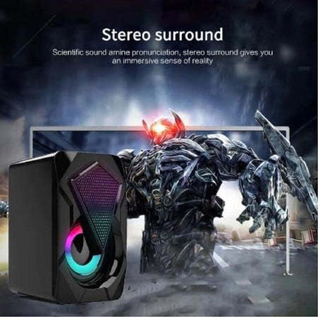 Mini Altoparlante Casse Usb 2.0 Speaker Con Luce Led Rgb Pc Multimediale A4000 Elettronica/Audio e video portatile/Accessori/Casse portatili e Docking Station con altoparlanti/Casse portatili Bluetooth Trade Shop italia - Napoli, Commerciovirtuoso.it