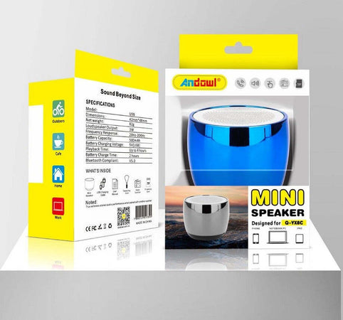 Mini Altoparlante Portatile Bluetooth Q-yx8c 3w Con Durata Batteria Fino A 4 Ore Elettronica/Audio e video portatile/Accessori/Casse portatili e Docking Station con altoparlanti/Casse portatili Bluetooth Trade Shop italia - Napoli, Commerciovirtuoso.it
