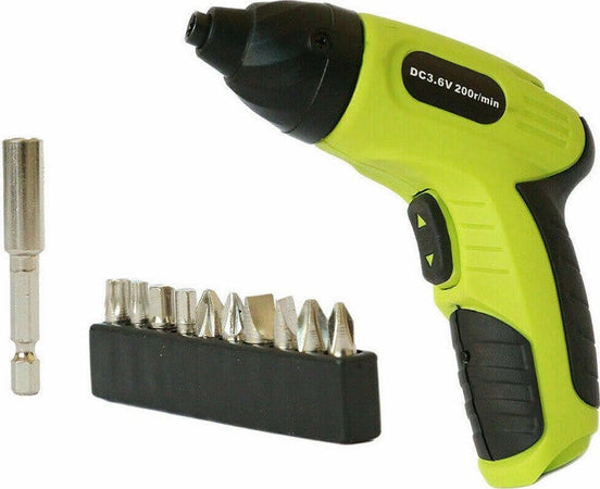 Mini Avvitatore Trapano 13 Pezzi Cordeless 3,6 Volt 200rpm Ricaricabile 10 Punte Casa, arredamento e bricolage > Bricolage e fai da te > Trapani e Avvitatori > Elettroutensili Trade Shop italia - Napoli, Commerciovirtuoso.it