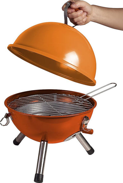 Mini barbeque arancione Giardino e giardinaggio/Barbecue e picnic/Barbecue e affumicatori/Barbecue da giardino e terrazza/Barbecue a carbone Led Mall Home - Napoli, Commerciovirtuoso.it