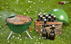 Mini barbeque arancione Giardino e giardinaggio/Barbecue e picnic/Barbecue e affumicatori/Barbecue da giardino e terrazza/Barbecue a carbone Led Mall Home - Napoli, Commerciovirtuoso.it