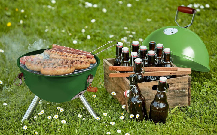 Mini barbeque arancione Giardino e giardinaggio/Barbecue e picnic/Barbecue e affumicatori/Barbecue da giardino e terrazza/Barbecue a carbone Led Mall Home - Napoli, Commerciovirtuoso.it