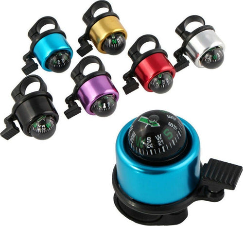 MINI CAMPANELLO CAMPANELLI PER DA BICICLETTA BICI BIKE CON BUSSOLA MANUBRIO Sport e tempo libero/Attività ricreative all'aperto/Ciclismo/Accessori/Campanelli Trade Shop italia - Napoli, Commerciovirtuoso.it