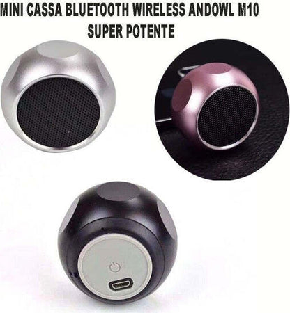 Mini Cassa Speaker Altoparlante 3w Bluetooth V4,2 Wireless Vivavoce M10 Elettronica/Audio e video portatile/Accessori/Casse portatili e Docking Station con altoparlanti/Casse portatili Bluetooth Trade Shop italia - Napoli, Commerciovirtuoso.it