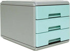 Mini Cassettiera Keep Colour Pastel - 17x25 4x17 7 cm - grigio-azzurro - Arda Casa e cucina/Arredamento/Studio/Mobiletti e credenze/Cassetti Eurocartuccia - Pavullo, Commerciovirtuoso.it