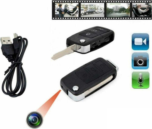 Mini-Chiave-Auto-Telecamera-Registra-Video-Audio-Micro-Sd-Spy-Cam-Usb-Spia