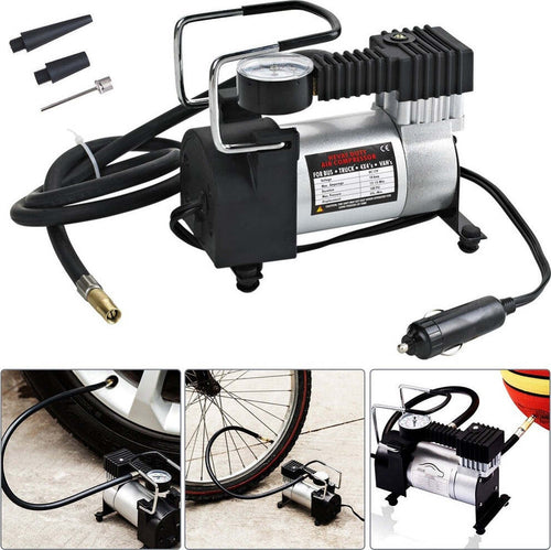 Mini Compressore Aria Portatile Auto 12v 140psi 3 Connettori Bici Gonfiabili Manutenzione Auto > Compressori Trade Shop italia - Napoli, Commerciovirtuoso.it