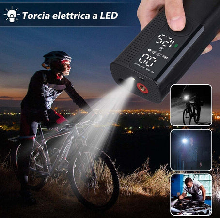 Mini Compressore Portatile Pompa Elettrica Aria Display Lcd Moto Auto Bici Palla Casa, arredamento e bricolage > Bricolage e fai da te > Elettroutensili > Compressori Trade Shop italia - Napoli, Commerciovirtuoso.it