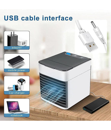 Mini Condizionatore Portatile Deumidificatore A Ghiaccio Usb Ventilatore X Auto
