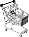 Mini-Contenitore-Carrello-Per-La-Spesa-In-Acciaio-Cromato-E-Plastica-Nera-Mm-135-X-135-X-90