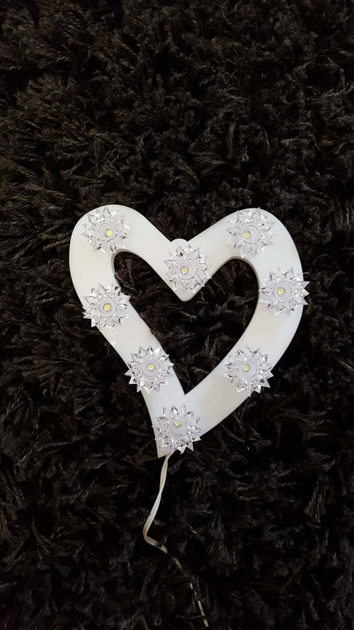 MINI CUORE A LED IN PLEXI