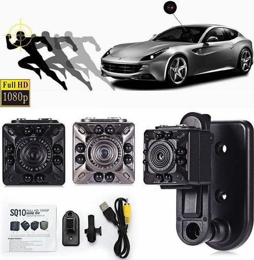 MINI DV TELECAMERA SPY CAM VIDEOCAMERA INFRAROSSI SQ10 FULL HD 1920x1080 360°  Trade Shop italia - Napoli, Commerciovirtuoso.it