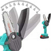 Mini Elettrosega A Doppia Batteria Motosega Elettrica Tagliarami 4'' 318 Fai da te/Attrezzi elettrici da giardinaggio/Utensili elettrici da giardino/Motoseghe Trade Shop italia - Napoli, Commerciovirtuoso.it