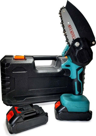 Mini Elettrosega A Doppia Batteria Motosega Elettrica Tagliarami 4'' Valigia Lld Articoli da Giardino > Attrezzi da giardino > Motoseghe Trade Shop italia - Napoli, Commerciovirtuoso.it