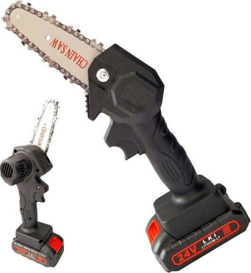 Mini Elettrosega Sega A Batteria 24v Motosega Elettrica Tagliarami 4'' Ea-98819 Fai da te/Utensili elettrici e a mano/Utensili elettrici/Seghe/Seghe alternative Trade Shop italia - Napoli, Commerciovirtuoso.it