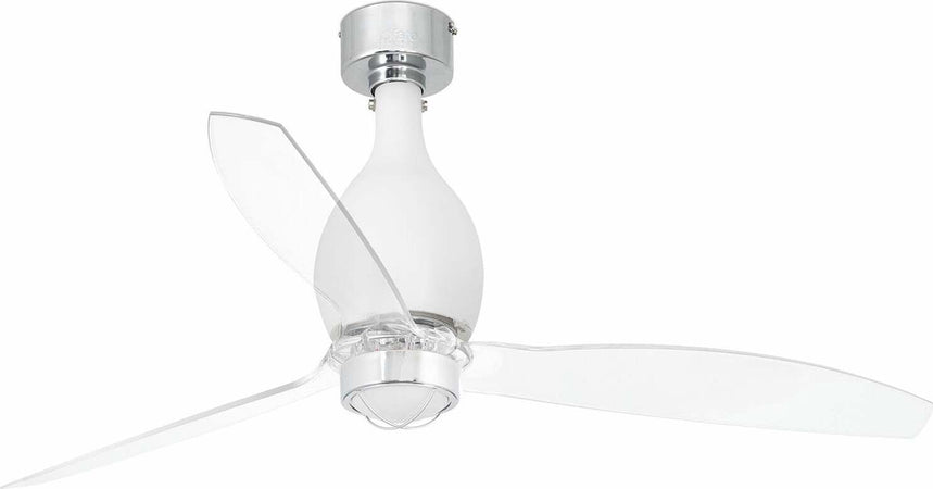 MINI ETERFAN M LED Ventilatore da soffitto bianco opaco/trasparente con motore DC SMART Fai da te/Prodotti per la costruzione/Riscaldamento e raffreddamento/Sistemi mobili di climatizzazione/Ventilatori/Ventilatori da soffitto Led Mall Home - Napoli, Commerciovirtuoso.it