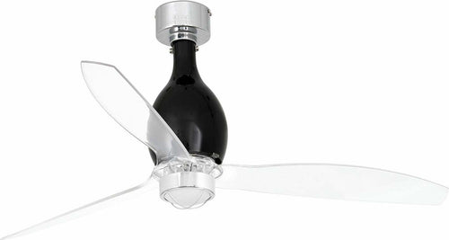 MINI ETERFAN M LED Ventilatore da soffitto nero opaco/transparente con motore DC SMART Fai da te/Prodotti per la costruzione/Riscaldamento e raffreddamento/Sistemi mobili di climatizzazione/Ventilatori/Ventilatori da soffitto Led Mall Home - Napoli, Commerciovirtuoso.it