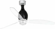 MINI ETERFAN M LED Ventilatore da soffitto nero opaco/transparente con motore DC Fai da te/Prodotti per la costruzione/Riscaldamento e raffreddamento/Sistemi mobili di climatizzazione/Ventilatori/Ventilatori da soffitto Led Mall Home - Napoli, Commerciovirtuoso.it
