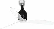 MINI ETERFAN M Ventilatore da soffitto nero opaco/transparente con motore DC Fai da te/Prodotti per la costruzione/Riscaldamento e raffreddamento/Sistemi mobili di climatizzazione/Ventilatori/Ventilatori da soffitto Led Mall Home - Napoli, Commerciovirtuoso.it
