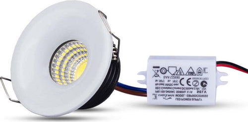 MINI FARETTO LED COB 3W DA INCASSO 40MM SPOT CON MOLLA LUCE CALDA O FREDDA  Trade Shop italia - Napoli, Commerciovirtuoso.it