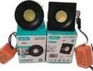 Mini-Faretto-LED-COB-3W-NERO-incasso-a-molle-cartongesso-Punto-luce-Spot-fisso-240Lm-220V-ip20