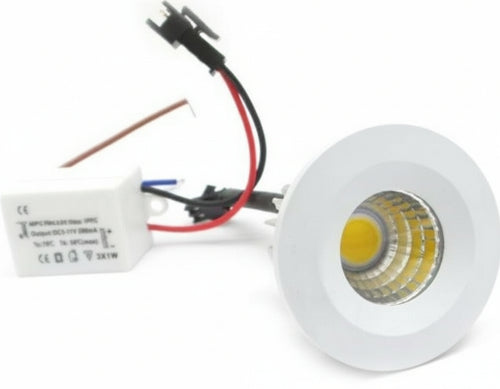 MINI FARETTO LED COB 3W puntoluce incasso a molle Fisso 240Lm 220v Illuminazione/Illuminazione per interni/Luci da incasso Zencoccostore - Formia, Commerciovirtuoso.it