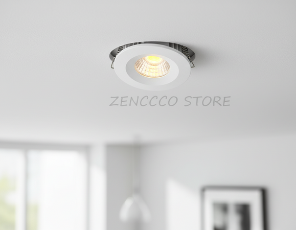 MINI FARETTO LED COB 3W puntoluce incasso a molle Fisso 240Lm 220v