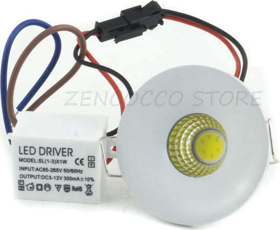 MINI FARETTO LED COB 3W puntoluce incasso a molle Fisso 240Lm 220v Illuminazione/Illuminazione per interni/Luci da incasso Zencoccostore - Formia, Commerciovirtuoso.it