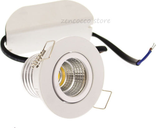 MINI FARETTO LED COB 3W puntoluce incasso a molle orientabile 240Lm 220v Illuminazione/Illuminazione per interni/Luci da incasso Zencoccostore - Formia, Commerciovirtuoso.it