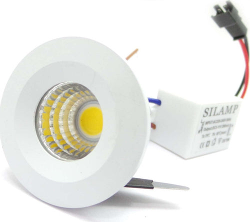 MINI FARETTO LED DA INCASSO 3W COB 40MM SPOT INCASSO MOLLA LUCE CALDA FREDDA  Trade Shop italia - Napoli, Commerciovirtuoso.it