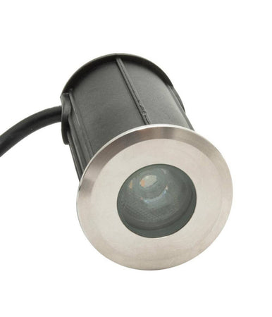 Mini Faretto Led Rgbw 24v Calpestabile Incasso 40 Mm Segnapassi 3w Rgb 4000k Dmx