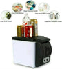 MINI-FRIGO-PORTATILE-6L-DA-VIAGGIO-AUTO-CAMPER-BARCA-CALDO-FREDDO-12V