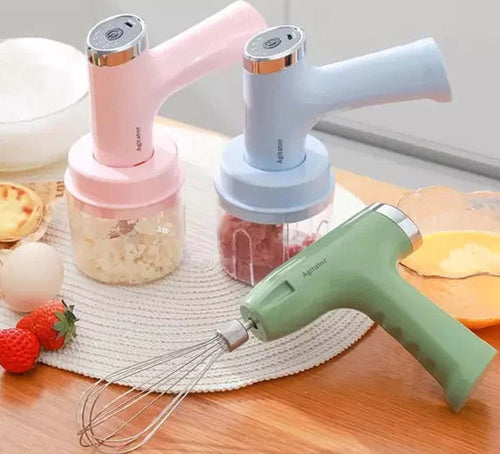 Mini Frullatore Elettrico Ricaricabile Multifunzionale Con Frusta Sbattitore Casa e cucina/Elettrodomestici per la cucina/Robot da cucina frullatori e impastatrici/Mixer da cucina/Sbattitori elettrici Trade Shop italia - Napoli, Commerciovirtuoso.it