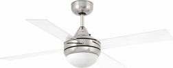MINI ICARIA S Ventilatore da soffito nichel opaco/ transparente Fai da te/Prodotti per la costruzione/Riscaldamento e raffreddamento/Sistemi mobili di climatizzazione/Ventilatori/Ventilatori da soffitto Led Mall Home - Napoli, Commerciovirtuoso.it