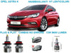 KIT LUCI LED PER OPEL ASTRA K 72W CANBUS NO ERROR FARI H7 LENTICOLARI 360° GRADI BIANCO FREDDO 6000K