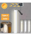 Mini Lampada Torcia Magnetica Multifunzionale Con Pannello Solare 15led Le-148