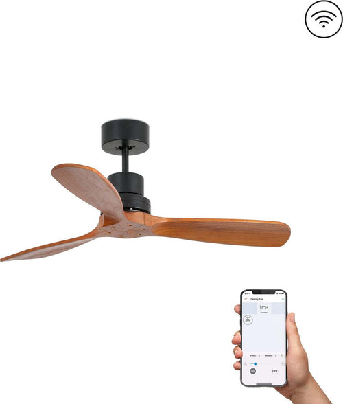 MINI LANTAU S Ventilatore da soffitto nero opaco con motore DC SMART Fai da te/Prodotti per la costruzione/Riscaldamento e raffreddamento/Sistemi mobili di climatizzazione/Ventilatori/Ventilatori da soffitto Led Mall Home - Napoli, Commerciovirtuoso.it