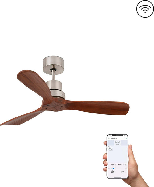 MINI LANTAU S Ventilatore da soffitto nichel opaco con motore DC SMART Fai da te/Prodotti per la costruzione/Riscaldamento e raffreddamento/Sistemi mobili di climatizzazione/Ventilatori/Ventilatori da soffitto Led Mall Home - Napoli, Commerciovirtuoso.it