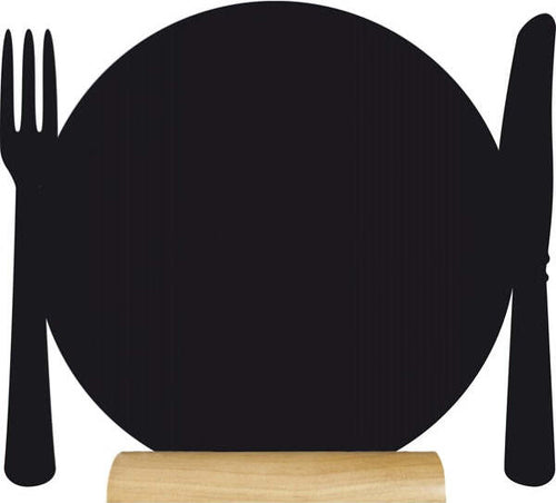 Mini lavagna segnaposto Silhouette - 13 5x9 3 cm - forma piatto - nero - Securit - set 3 pezzi Cancelleria e prodotti per ufficio/Archivio ufficio e accessori per scrivania/Lavagne e bacheche/Lavagne Eurocartuccia - Pavullo, Commerciovirtuoso.it