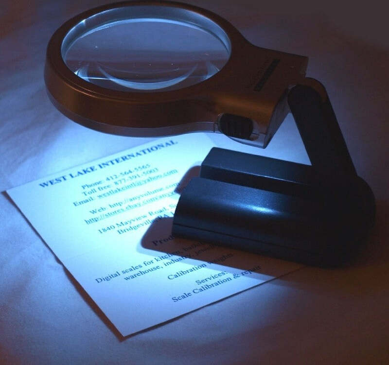 Ingranditore Portatile Lente D'ingrandimento 15x Pieghevole - Portatile Per Lettura E Hobby Lente Ingrandimento Mani Libere