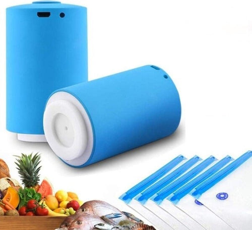 Mini-Macchina-Sigillatrice-Per-Sottovuoto-Chiudi-Buste-Alimenti-Cibi-+-Sacchetti